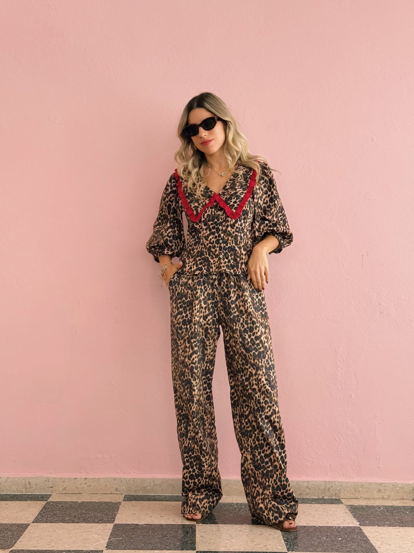 Leopard Red Detail Set