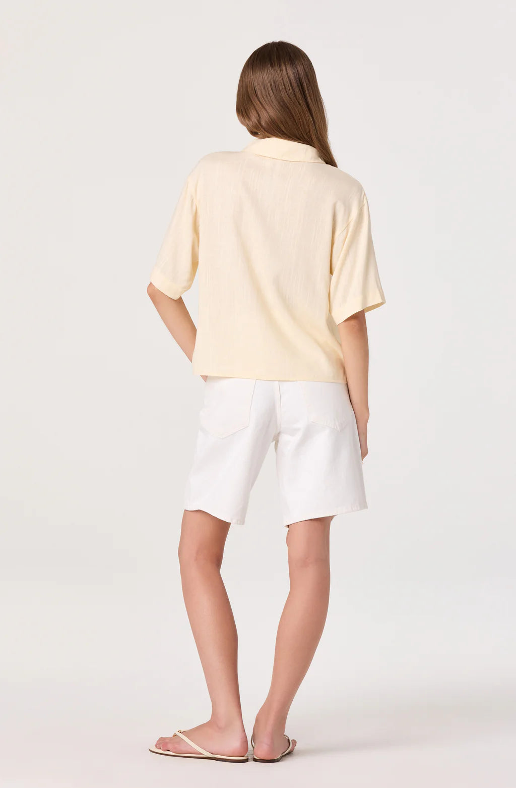 Vesa Embroidered Linen Button-Up Shirt