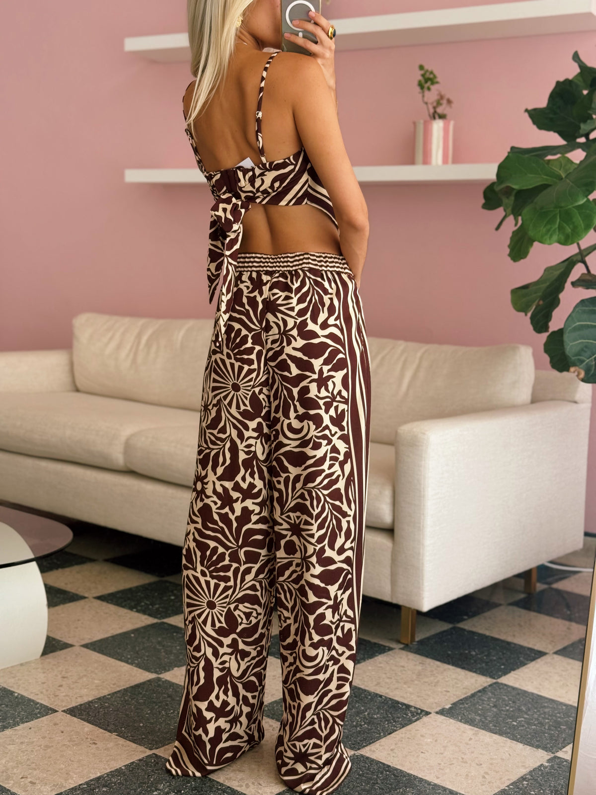 Eva Open Back Top