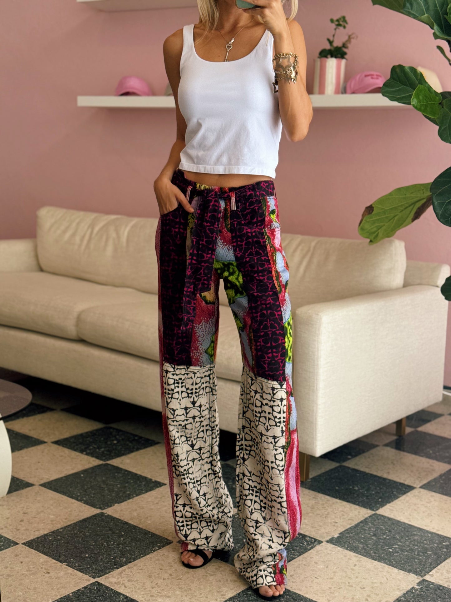 Mr. Christian Lacroix Multicolor Pants - Desigual