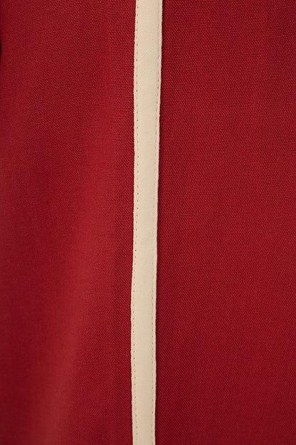 Red Rope Linen Pants - Dress To