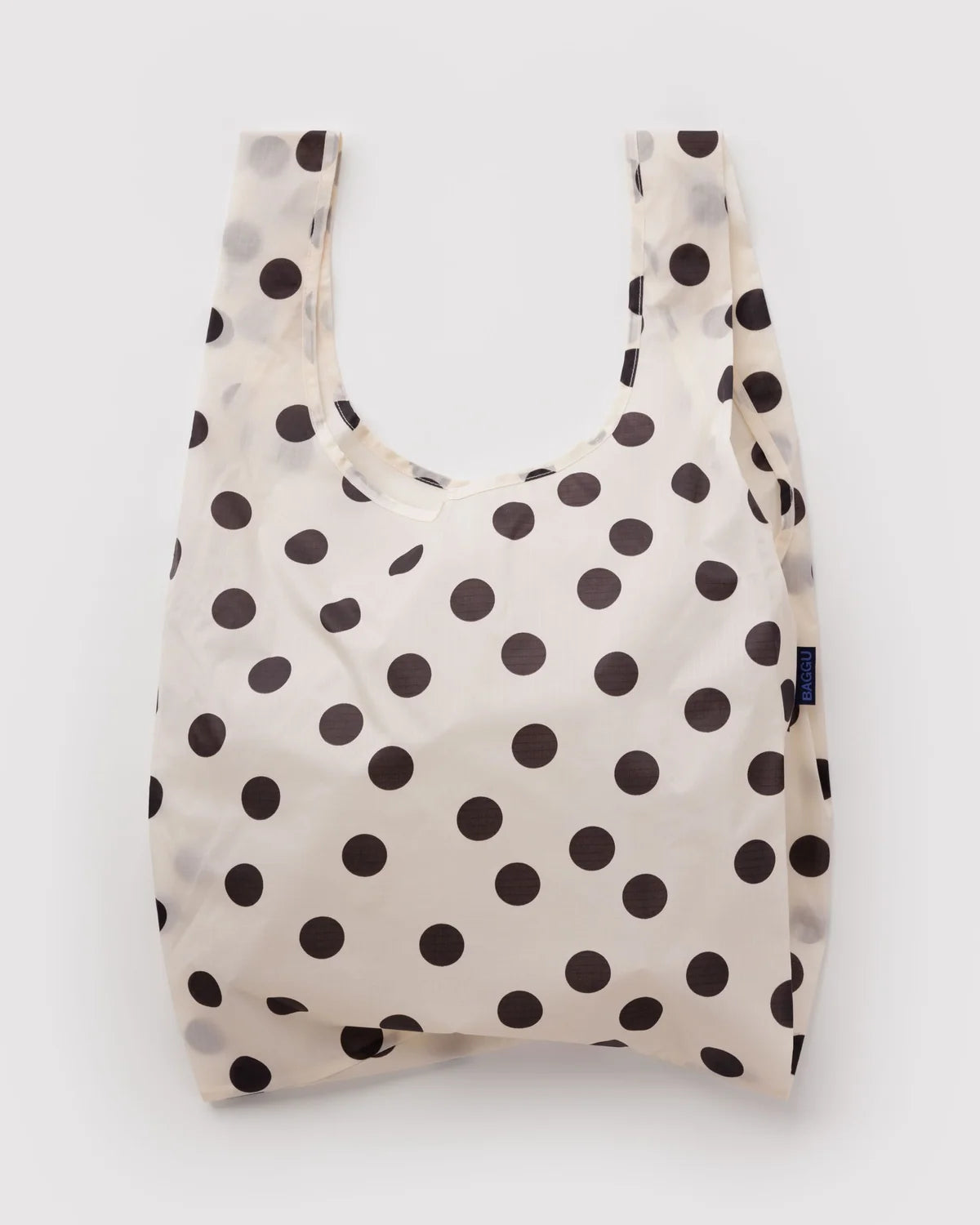 Standar Baggu - Cream & Black Polka Dot