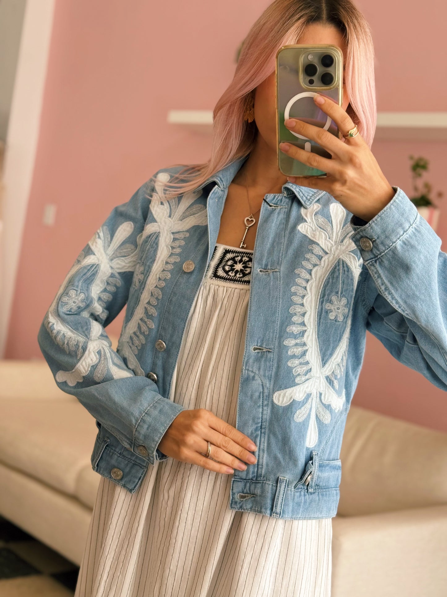 Embroidered Jacket - Desigual