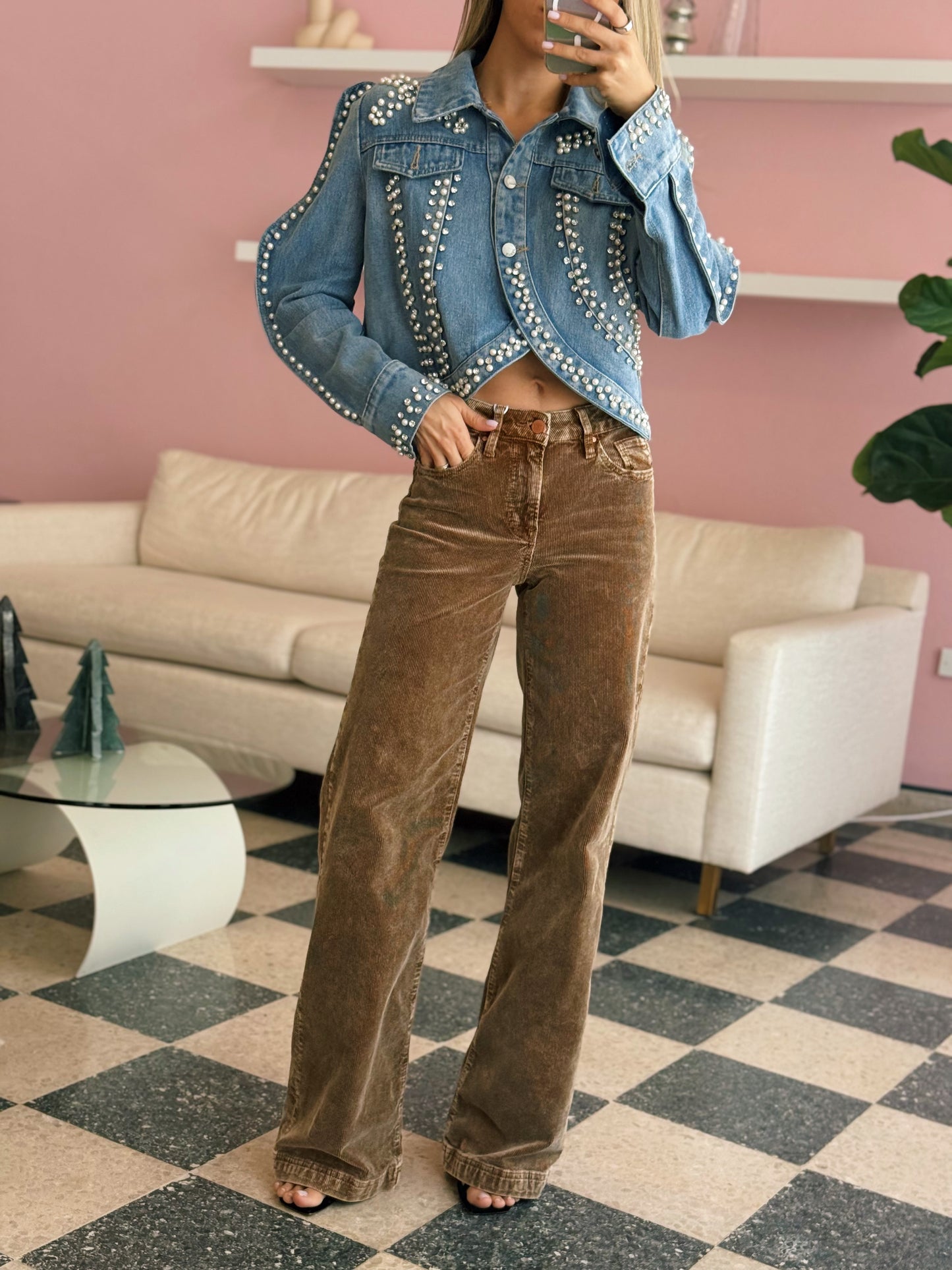 Rhinestone One Size Jacket