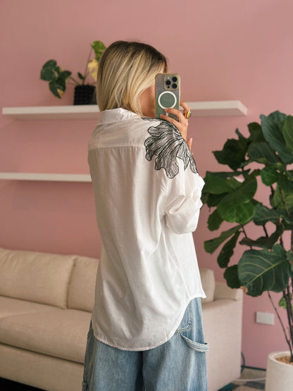 White Button Up Blouse