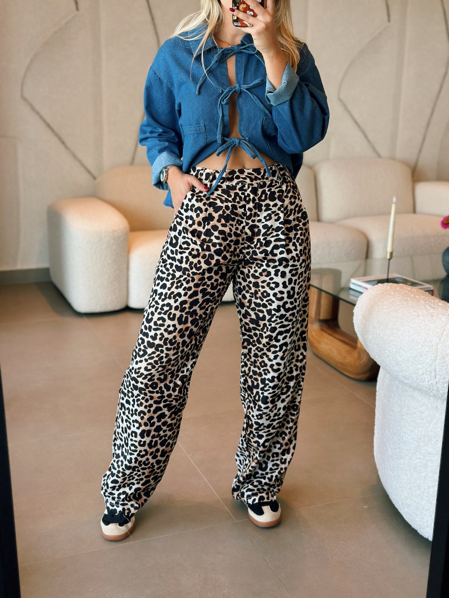 Leopard Trousers