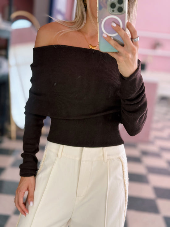 Crossover Off Shoulder Top