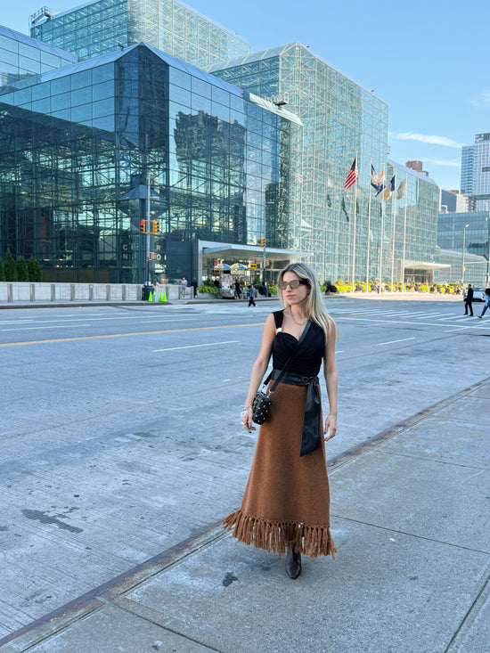 PRE ORDER (final sale/read description) Fringed Skirt