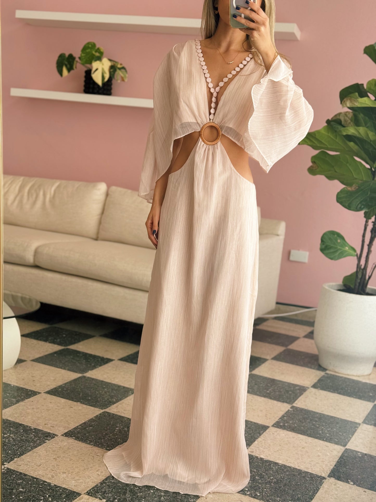Pink Romantic Maxi Dress