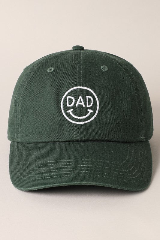 Dad Happy Face Baseball Cap
