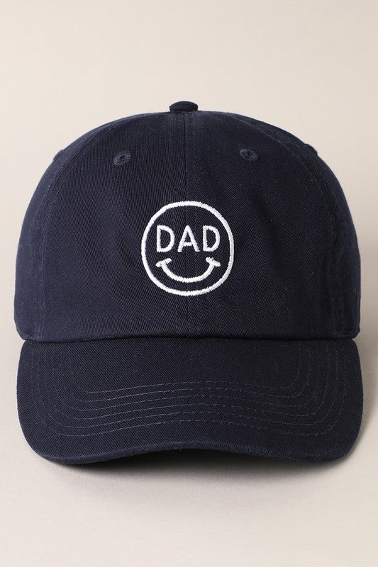 Dad Happy Face Baseball Cap