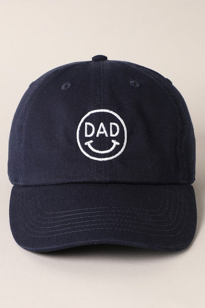 Dad Happy Face Baseball Cap
