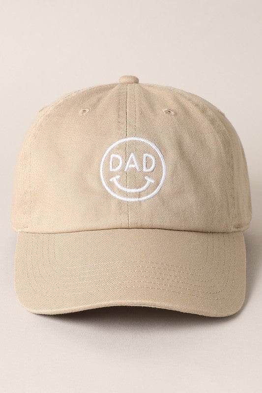 Dad Happy Face Baseball Cap