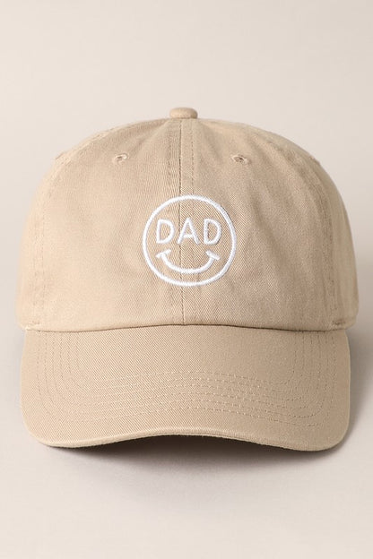 Dad Happy Face Baseball Cap