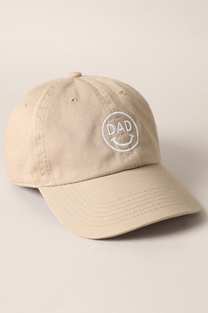 Dad Happy Face Baseball Cap