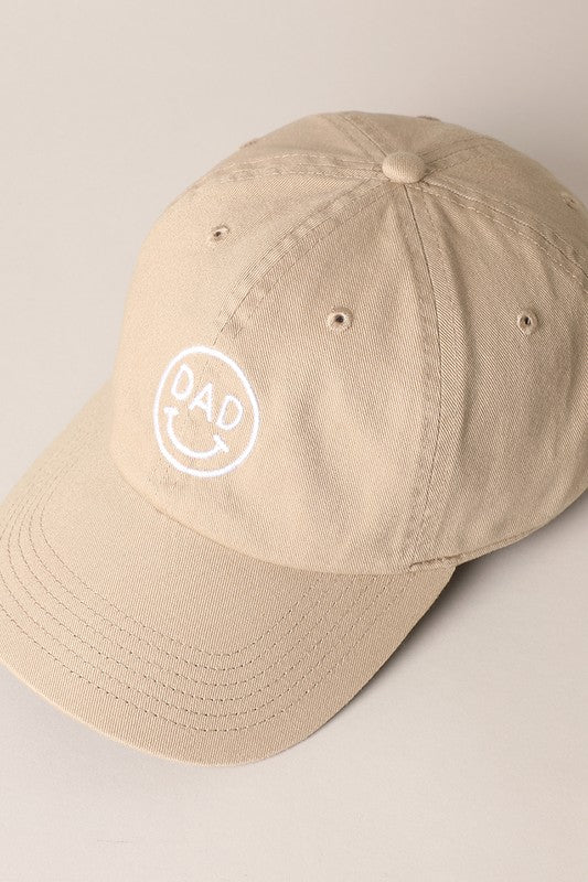 Dad Happy Face Baseball Cap