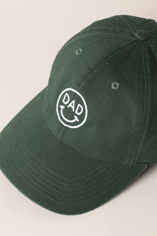 Dad Happy Face Baseball Cap