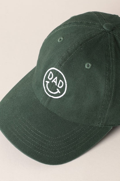 Dad Happy Face Baseball Cap