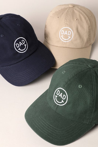 Dad Happy Face Baseball Cap