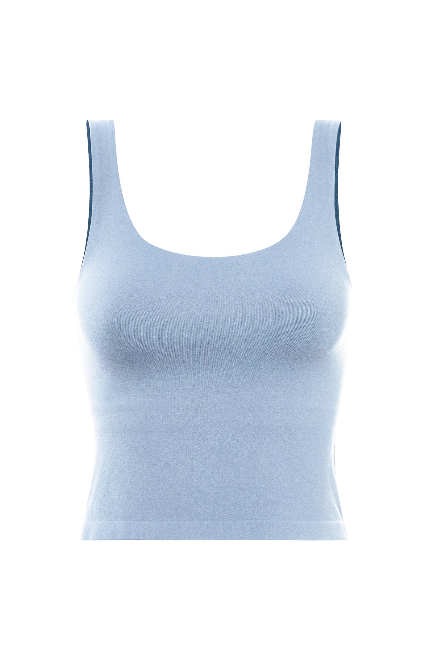 Baby Blue Crop Tank Top