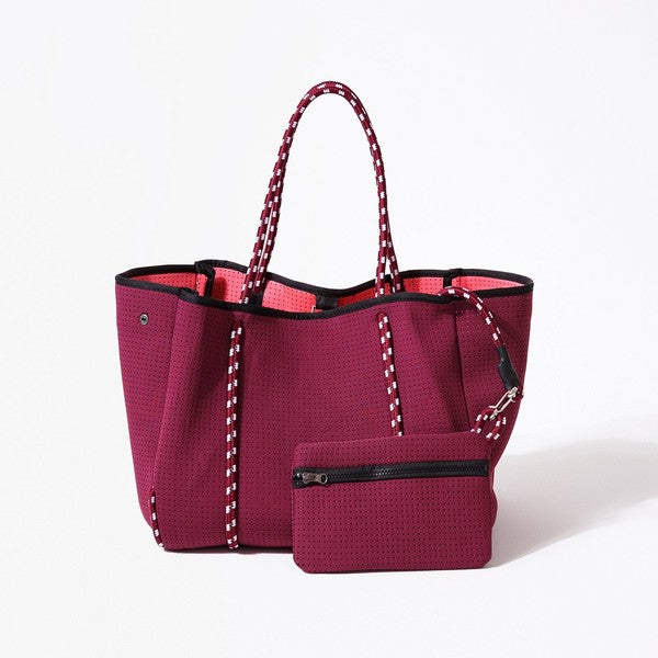 Everyday Tote - Berry Red
