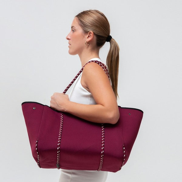 Everyday Tote - Berry Red