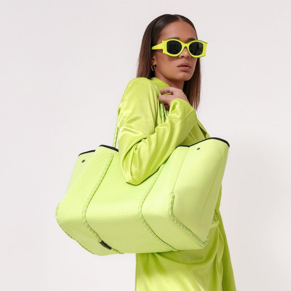 Everyday Tote - Neon Green