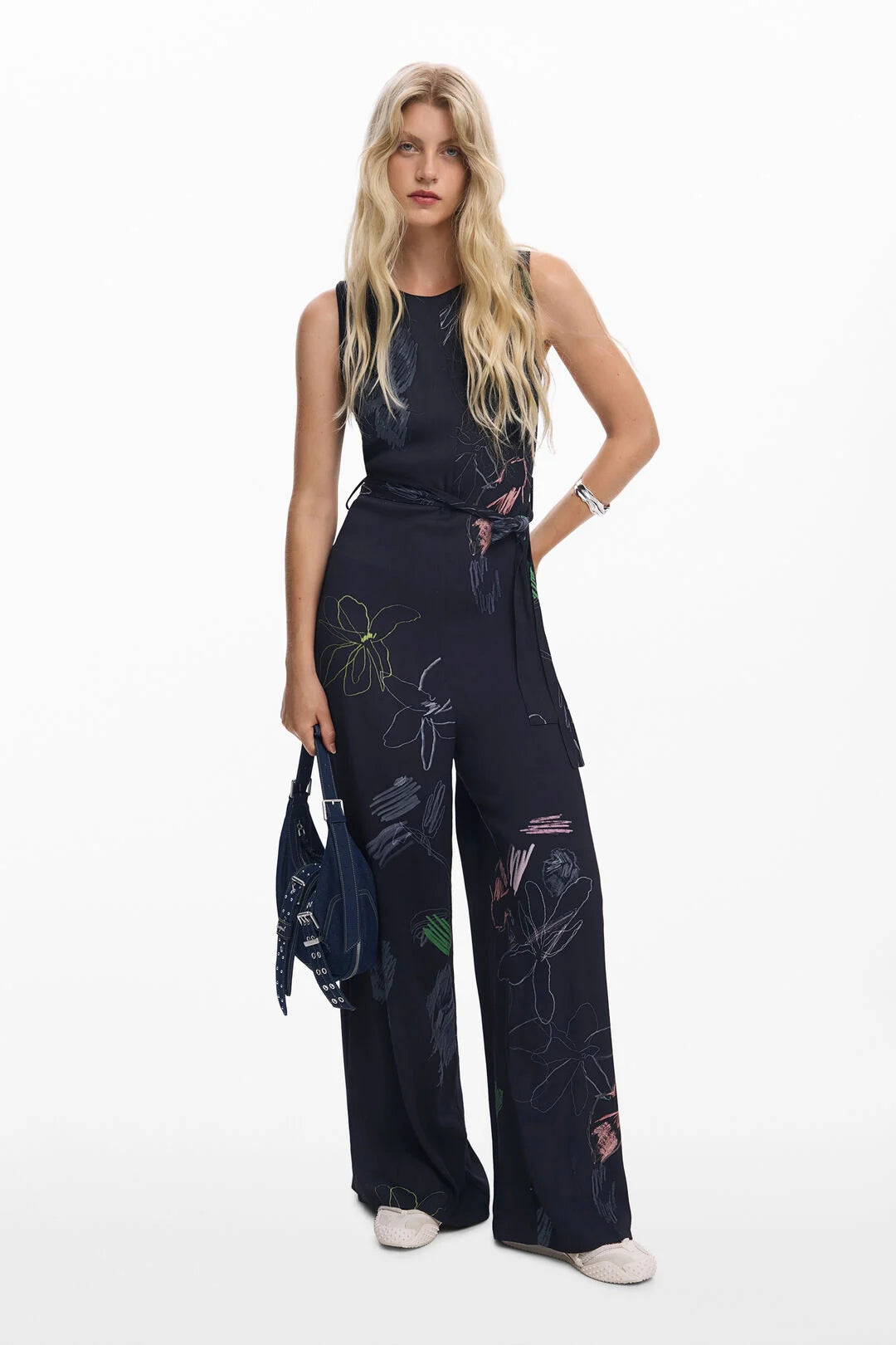 Jumpsuit Palazzo Floral - Desigual
