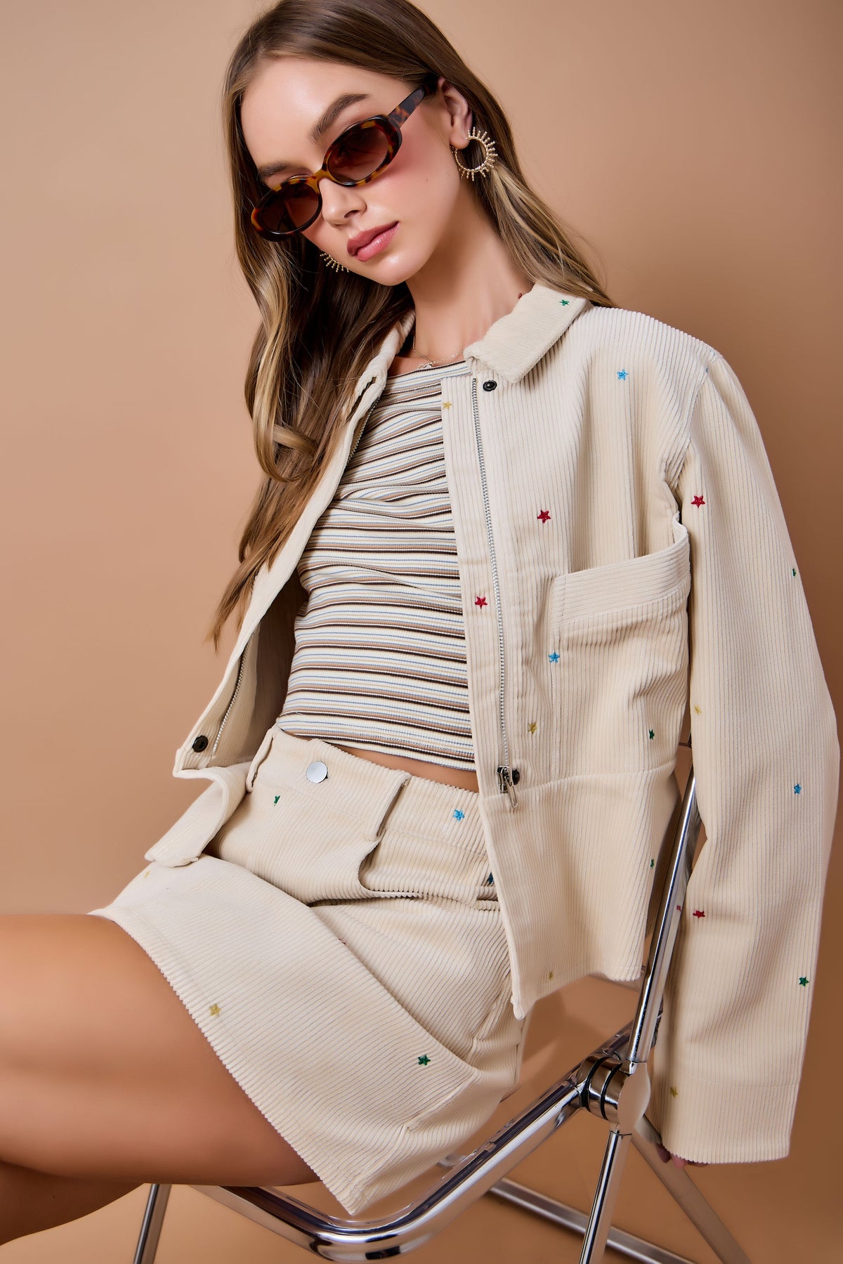 Star Corduroy Jacket