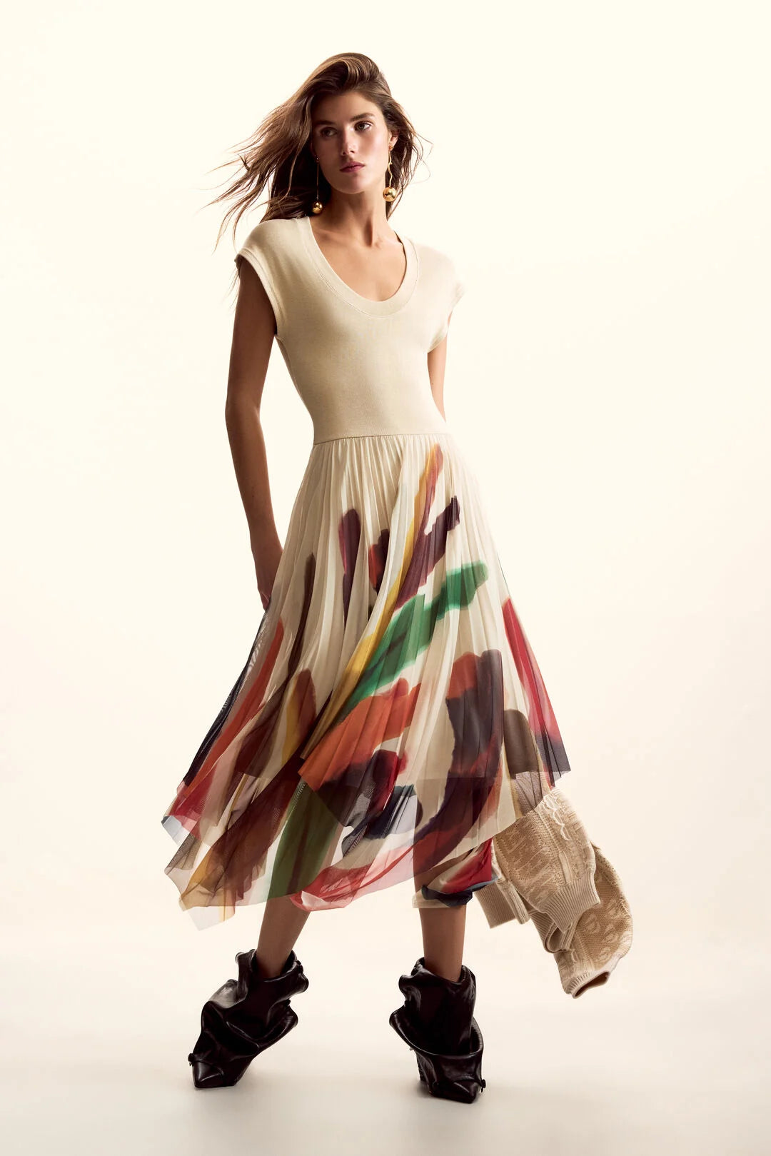 Mr. Christian Lacroix Pleated Dress - Desigual