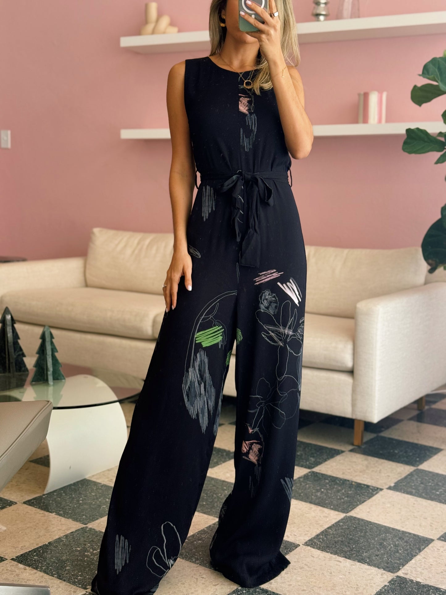 Jumpsuit Palazzo Floral - Desigual