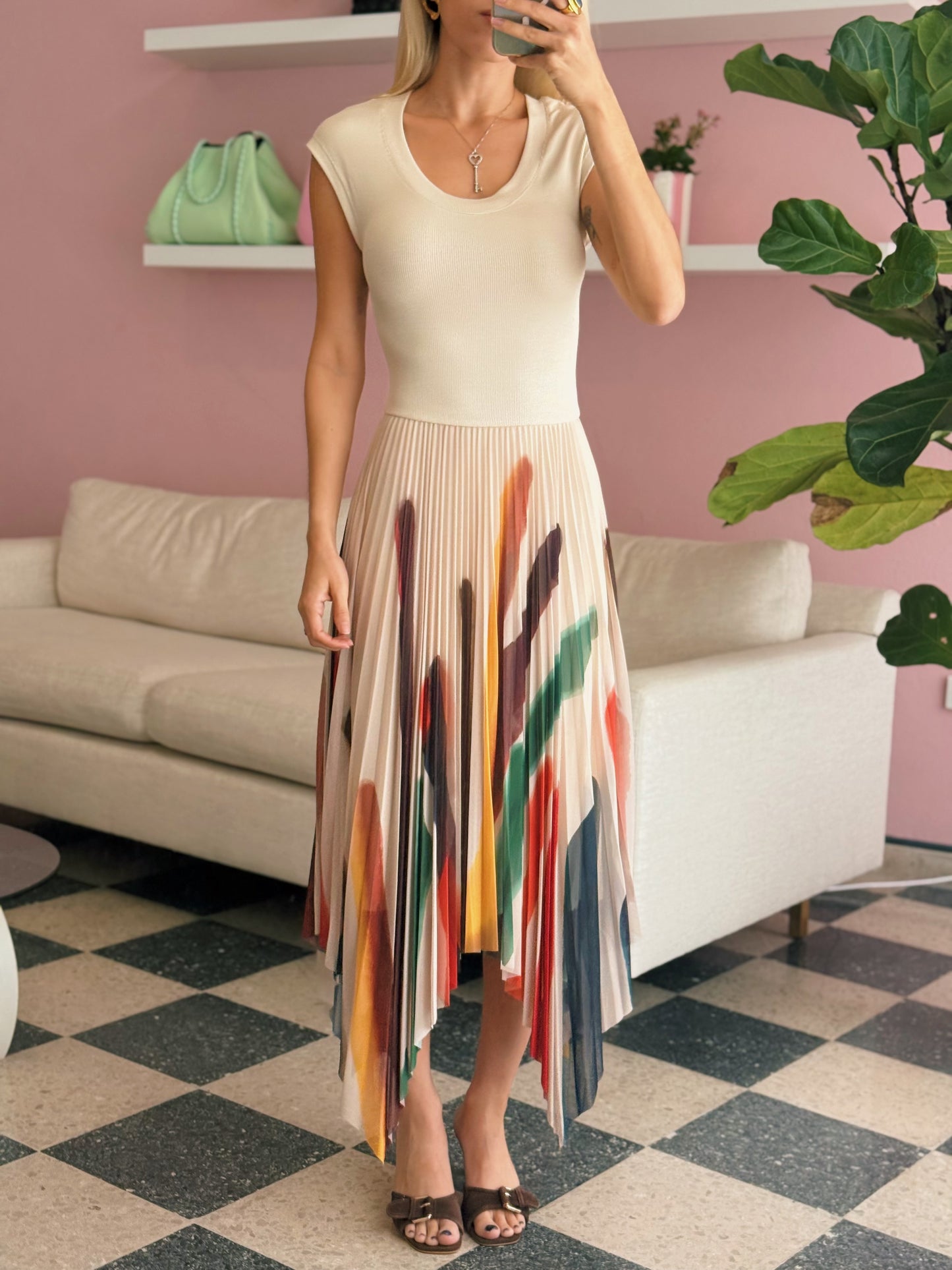 Mr. Christian Lacroix Pleated Dress - Desigual