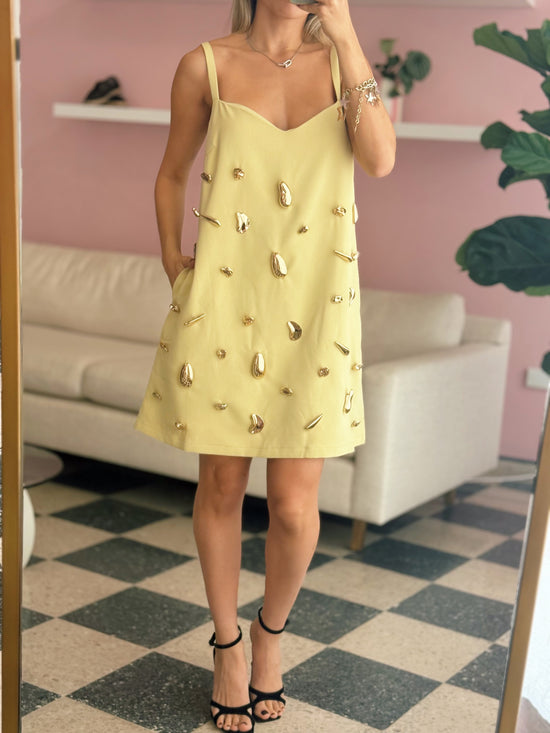 Butter Yellow Mini Dress