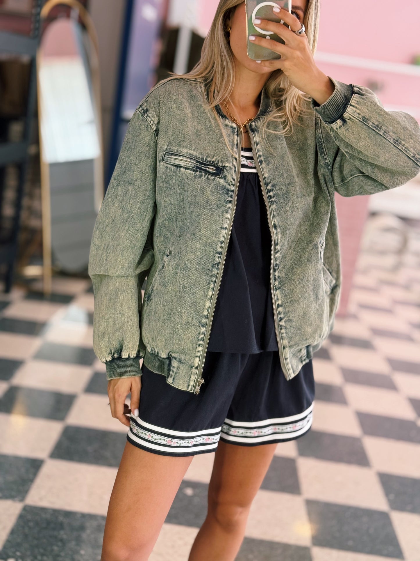 Sand Wash Denim Jacket