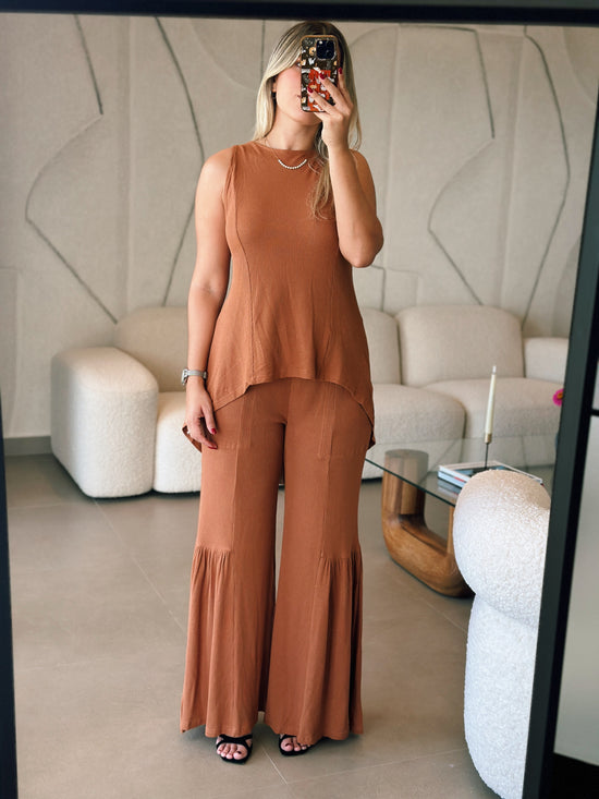 Butter Scotch Wide Leg Set