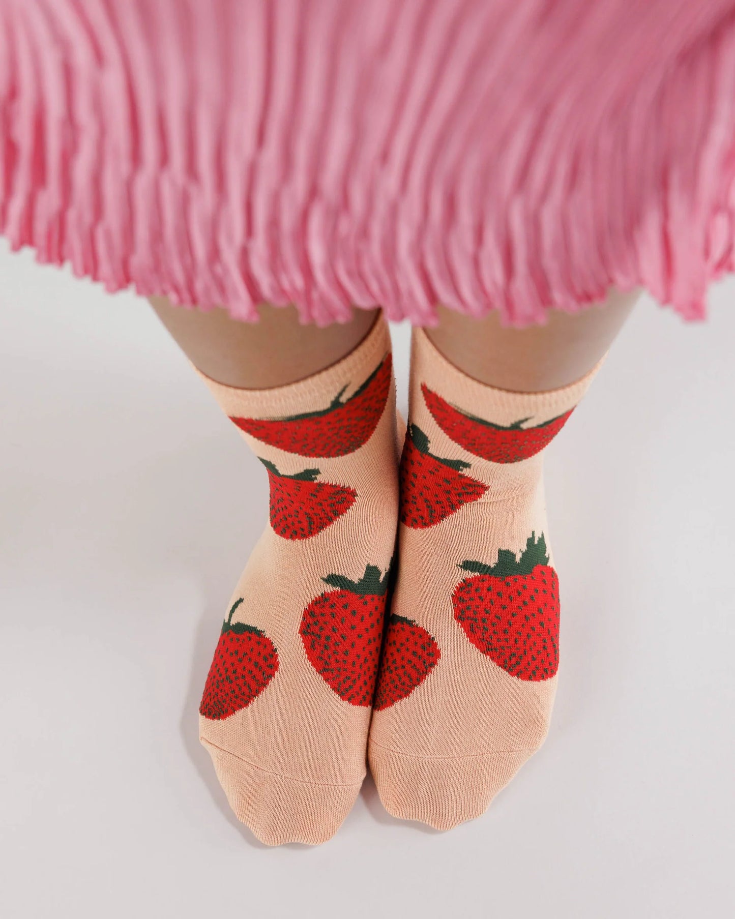 Crew Socks - Strawberry