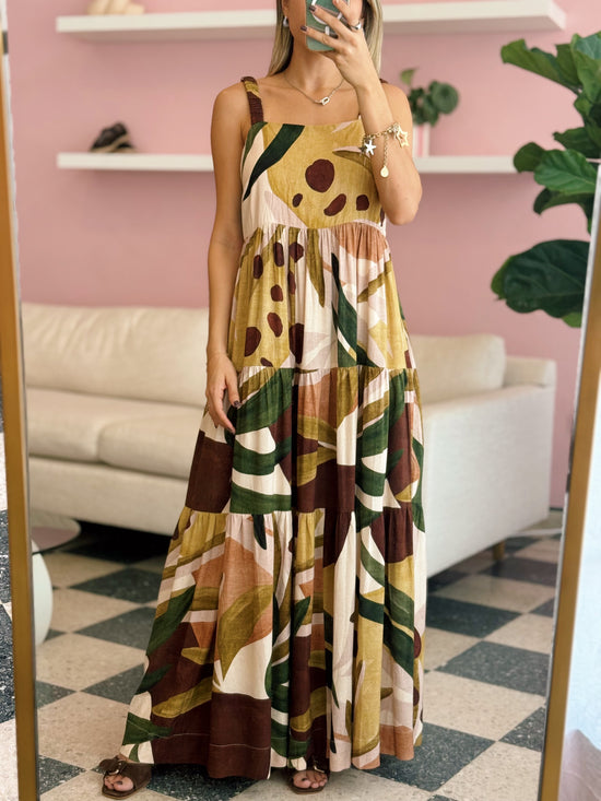 Sage Brown Dress