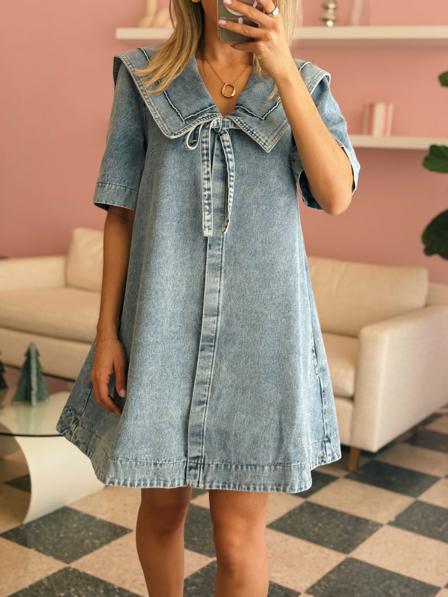 Denim Mini Dress