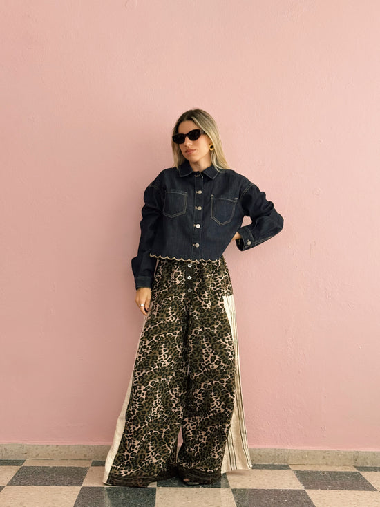 Denim Jacket Scallop