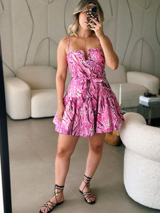 Pink Marble Dress