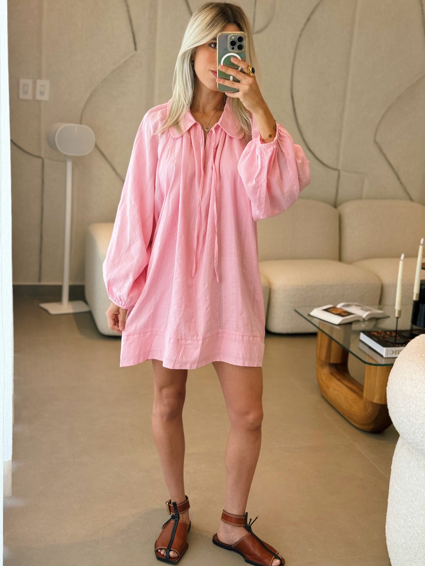 Pink Mini Dress