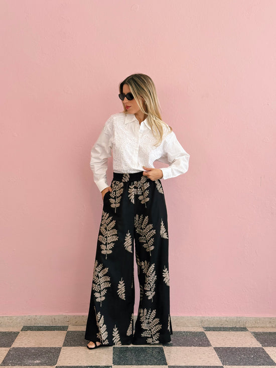 White Embroidered Blouse - Made in Barcelona