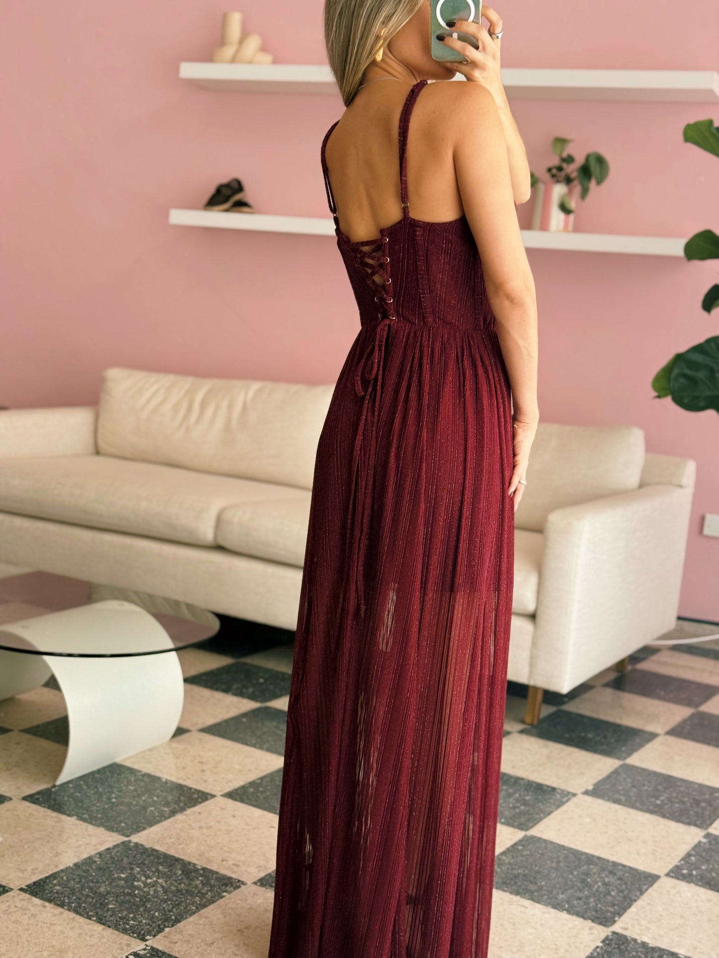 Burgundy Maxi Dress