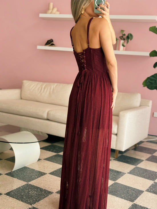 Burgundy Maxi Dress