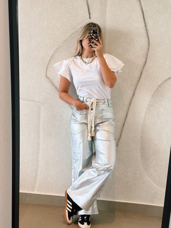 Metallic Pants