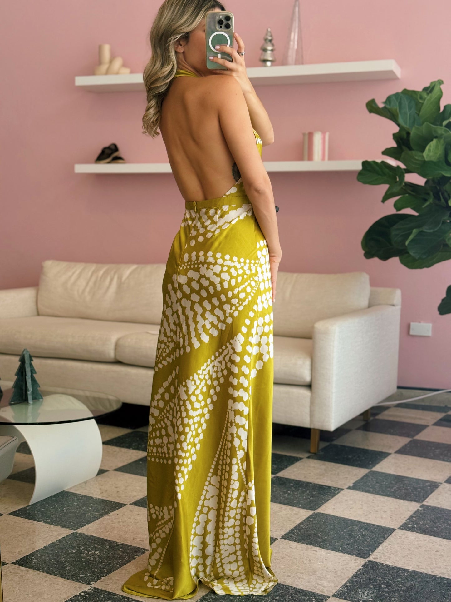 Aria Satin Maxi Dress