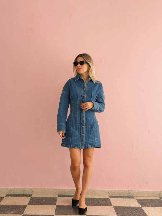 Denim Short Dress