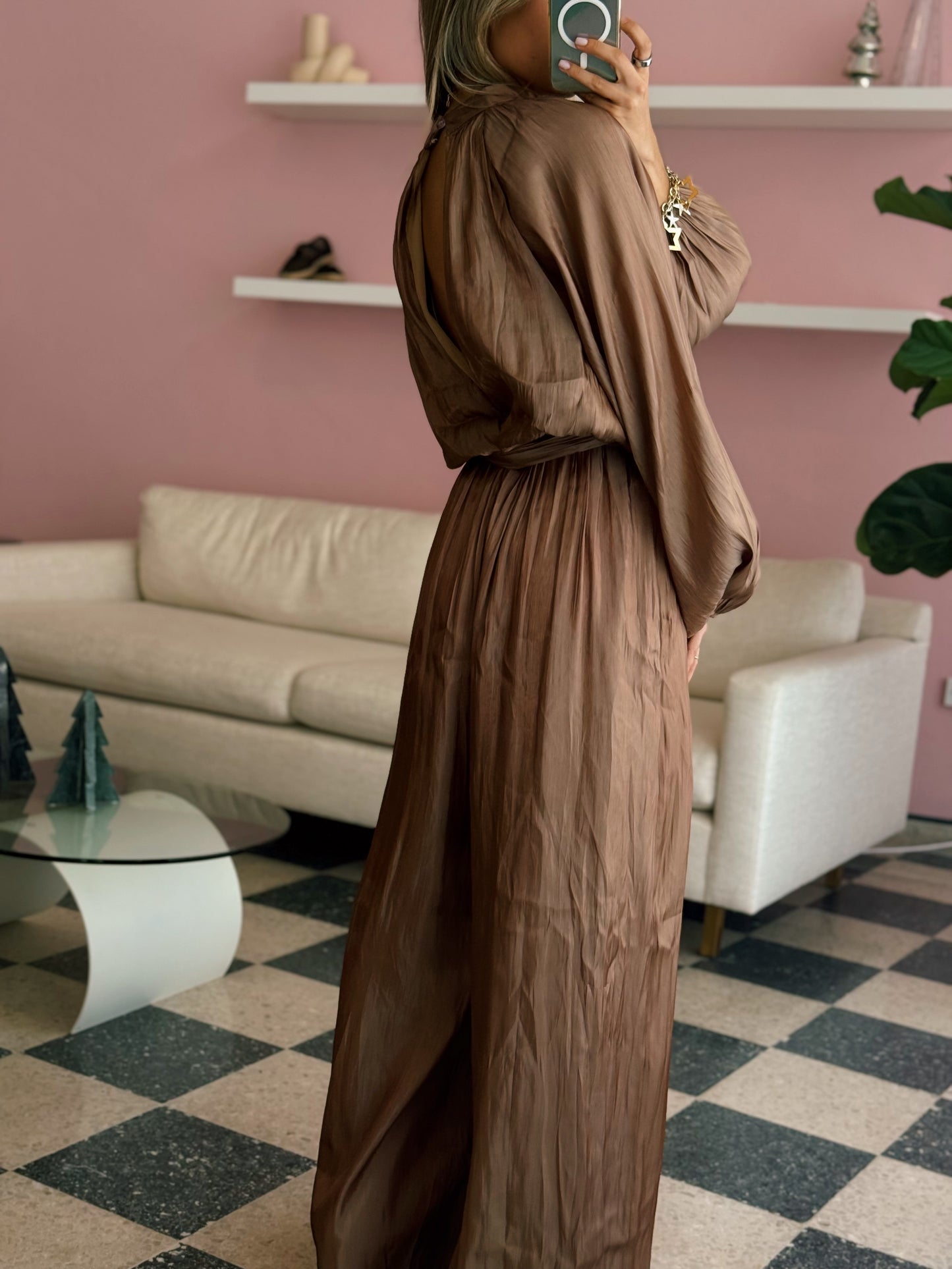 Mocha Jumpsuit