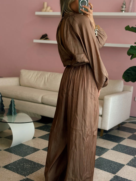 Mocha Jumpsuit