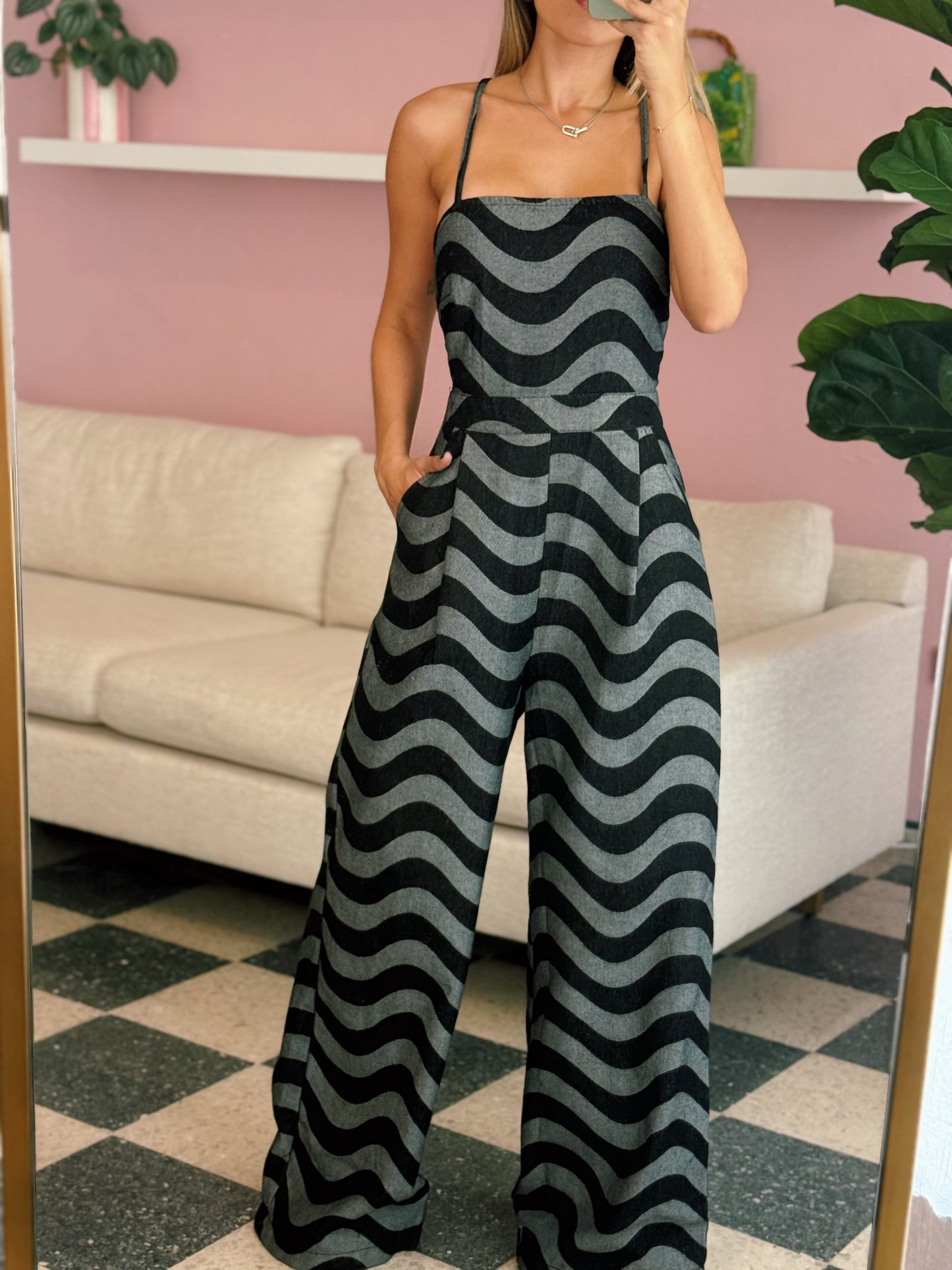 Black Open Back Jumpsuit